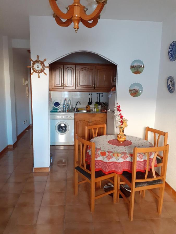 Apartamento Santa Pola, En Playa Del Tamarit Con Piscina. Luaran gambar