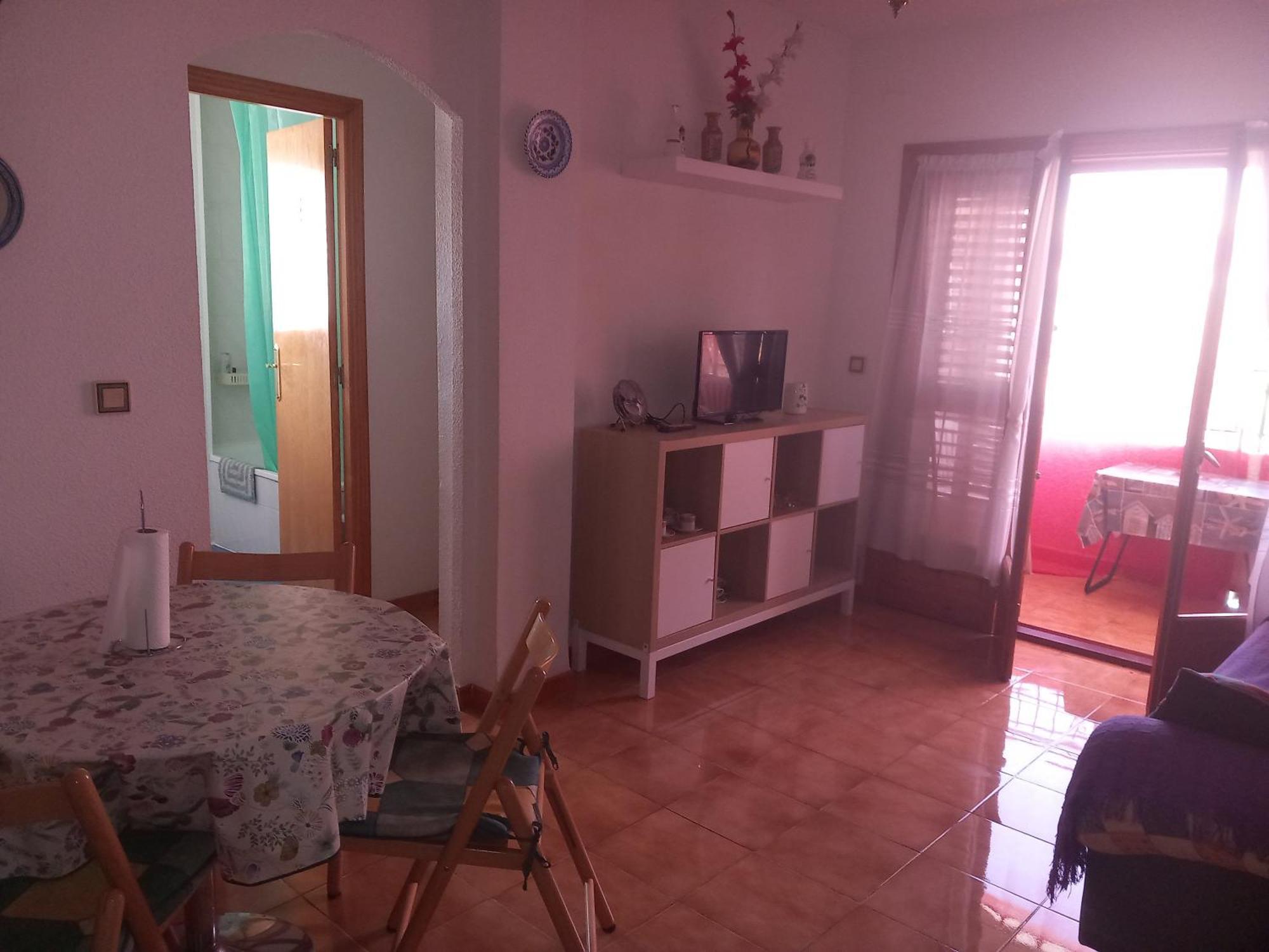 Apartamento Santa Pola, En Playa Del Tamarit Con Piscina. Luaran gambar