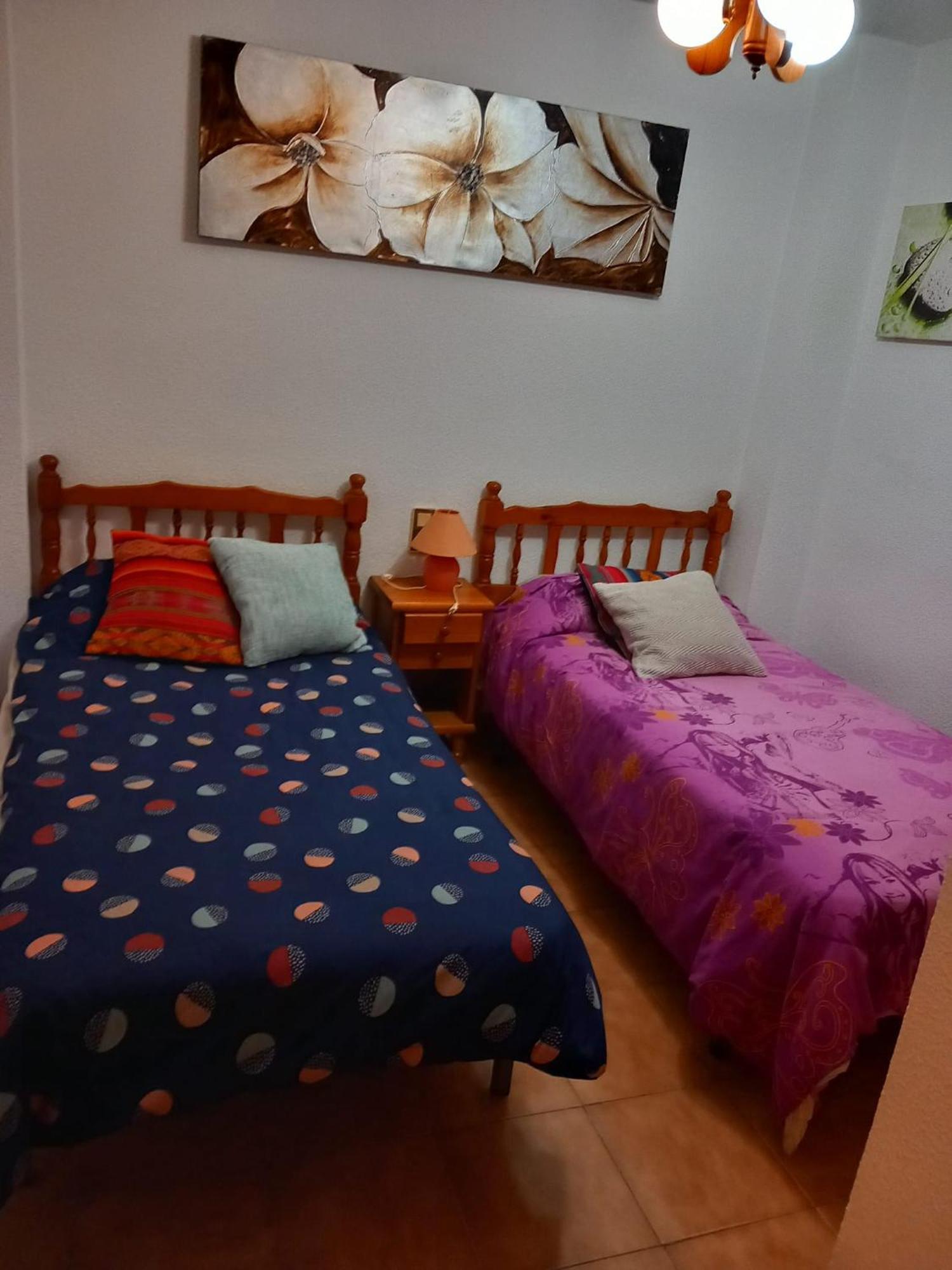 Apartamento Santa Pola, En Playa Del Tamarit Con Piscina. Luaran gambar